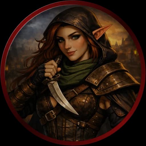 深红外环的盗贼角色 token 成品示例